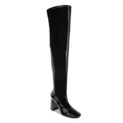 Promo ⌛ Sam Edelman 👩 Women's Cosette High Heel Over The Knee 🥾 Boots Black 🌟