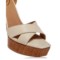 Best Sale 🔥 Sam Edelman 👩 Women's Platform High Block Heel 🩴 Sandals Ivory 🧨 -US Sam Edelman Sales 2022 unnamed file 1045