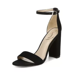 Wholesale 🔔 Sam Edelman Yaro Ankle Strap Block Heel 🩴 Sandals Black Suede 🤩 -US Sam Edelman Sales 2022 unnamed file 1077