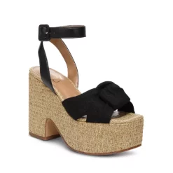 Cheap 😍 Sam Edelman 👩 Women's Theresa 2 Wedge 🩴 Sandals Black ⌛