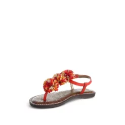 New 🤩 Sam Edelman 👧 Girls' Gillie Mini 🩴 Sandals - Toddler, Little Kid, Big Kid Bright Poppy 😍