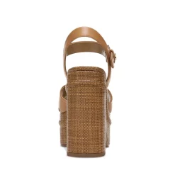 Hot Sale ⭐ Sam Edelman 👩 Women's Trianna Strappy Espadrille Platform 🩴 Sandals Cuoio Brow 😉 -US Sam Edelman Sales 2022 unnamed file 1121