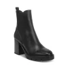 Best Sale 🎉 Sam Edelman 👩 Women's Rollins Pull On High Heel Booties Black Leather ✔️ -US Sam Edelman Sales 2022 unnamed file 123