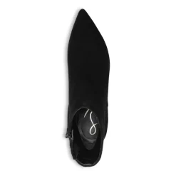 Cheapest ⭐ Sam Edelman 👩 Women's Ulissa Pointed Toe High Heel Booties Black Leather 💯 -US Sam Edelman Sales 2022 unnamed file 141