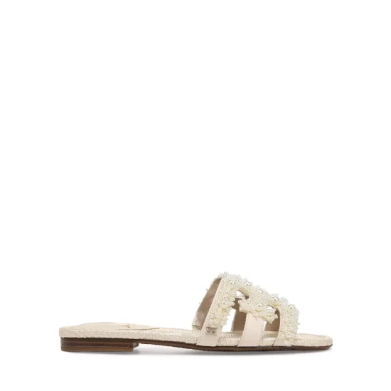 Deals 🤩 Sam Edelman 👩 Women's Bay Perla Square Toe Embellished Slide 🩴 Sandals Warm Tan ✨ 3 Deals 🤩 Sam Edelman 👩 Women's Bay Perla Square Toe Embellished Slide 🩴 Sandals Warm Tan ✨ - Image 2