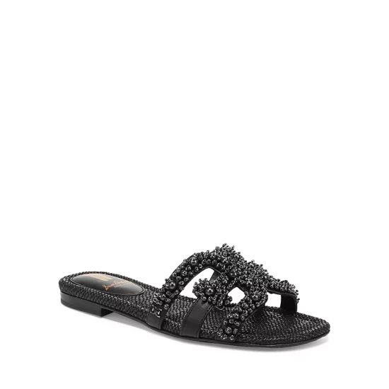 Deals 🤩 Sam Edelman 👩 Women's Bay Perla Square Toe Embellished Slide 🩴 Sandals Warm Tan ✨ 7 Deals 🤩 Sam Edelman 👩 Women's Bay Perla Square Toe Embellished Slide 🩴 Sandals Warm Tan ✨ - Image 6