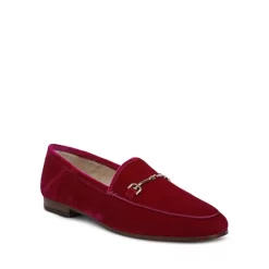 Discount 🔥 Sam Edelman 👩 Women's Loraine Loafers Raspberry Velvet 🔔 -US Sam Edelman Sales 2022 unnamed file 24