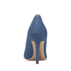 Best Sale 👍 Sam Edelman 👩 Women's Hazel Pointed Toe High Heel Pumps Silver 😀 -US Sam Edelman Sales 2022 unnamed file 255