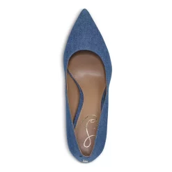 Best Sale 👍 Sam Edelman 👩 Women's Hazel Pointed Toe High Heel Pumps Silver 😀 -US Sam Edelman Sales 2022 unnamed file 256