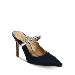 Best deal 👏 Sam Edelman 👩 Women's Hyland Pointed Toe Ankle Strap High Heel Pumps Black Suede 🎉 -US Sam Edelman Sales 2022 unnamed file 278