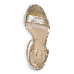 Budget 🔔 Sam Edelman 👩 Women's Jade Strappy High Heel 🩴 Sandals Gold 👏 -US Sam Edelman Sales 2022 unnamed file 329