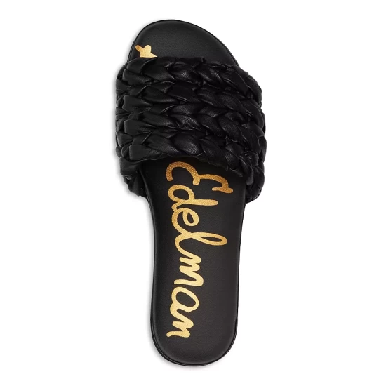 Hot Sale ✨ Sam Edelman 👩 Women's Ainslie Platform Slide 🩴 Sandals Black 😀 6 Hot Sale ✨ Sam Edelman 👩 Women's Ainslie Platform Slide 🩴 Sandals Black 😀 - Image 4