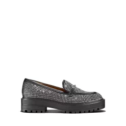 Best Pirce 👏 Sam Edelman 👩 Women's Laurs Glitz Loafers - 150th Anniversary Exclusive Black 🌟