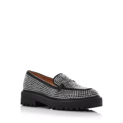 Best Pirce 👏 Sam Edelman 👩 Women's Laurs Glitz Loafers - 150th Anniversary Exclusive Black 🌟 -US Sam Edelman Sales 2022 unnamed file 397