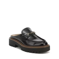 Best deal ❤️ Sam Edelman 👩 Women's Lennon Flat Loafer Mules Black 🥰