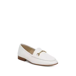 Hot Sale ⭐ Sam Edelman 👧 Girls' Loraine Loafers - Toddler, Little Kid, Big Kid White 👍