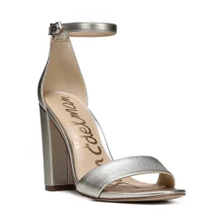 Wholesale 🥰 Sam Edelman Yaro Ankle Strap Block Heel 🩴 Sandals Light Gold Leather 🧨 -US Sam Edelman Sales 2022 unnamed file 456