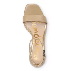 Best Sale 🎁 Sam Edelman 👩 Women's Daniella Strappy High-Heel 🩴 Sandals White Leather 😍 -US Sam Edelman Sales 2022 unnamed file 543