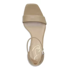 Best Sale 🎁 Sam Edelman 👩 Women's Daniella Strappy High-Heel 🩴 Sandals White Leather 😍 -US Sam Edelman Sales 2022 unnamed file 548