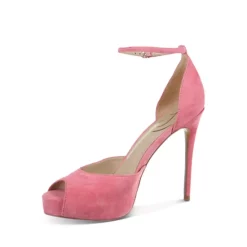 Outlet 🥰 Sam Edelman 👩 Women's Florencia Peep Toe High Heel Pumps Black 🔥 -US Sam Edelman Sales 2022 unnamed file 575