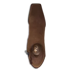 Cheapest 💯 Sam Edelman 👩 Women's Ivette Square Toe High Heel Booties Olive Taupe Suede 🛒 -US Sam Edelman Sales 2022 unnamed file 585