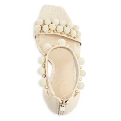 Cheapest ✔️ Sam Edelman 👩 Women's Luella Embellished High Heel 🩴 Sandals Sand Linen 🥰 -US Sam Edelman Sales 2022 unnamed file 607