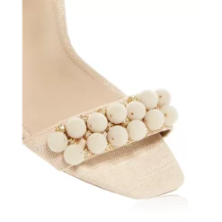 Cheapest ✔️ Sam Edelman 👩 Women's Luella Embellished High Heel 🩴 Sandals Sand Linen 🥰 -US Sam Edelman Sales 2022 unnamed file 609