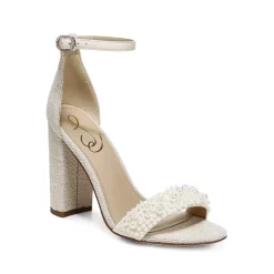 Outlet ⌛ Sam Edelman 👩 Women's Yaro Pearla Embellished Strap High Heel 🩴 Sandals Modern Ivory 🔔 -US Sam Edelman Sales 2022 unnamed file 628