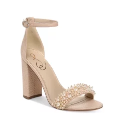Outlet ⌛ Sam Edelman 👩 Women's Yaro Pearla Embellished Strap High Heel 🩴 Sandals Modern Ivory 🔔 -US Sam Edelman Sales 2022 unnamed file 629