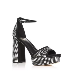 Buy ⌛ Sam Edelman Nellie Glitz Platform 🩴 Sandals - 150th Anniversary Exclusive Black 🤩 -US Sam Edelman Sales 2022 unnamed file 643