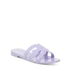 New 👍 Sam Edelman 👩 Women's Bay Jelly Slide 🩴 Sandals Ivory ⭐