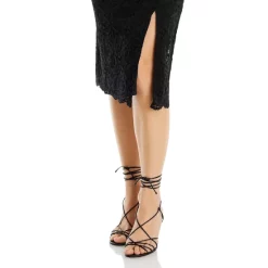 Discount ⌛ Sam Edelman Sleeveless Lace 👗 Dress Black ✔️ -US Sam Edelman Sales 2022 unnamed file 670