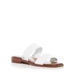 Best Sale 🌟 Sam Edelman 👩 Women's Haydee Slide 🩴 Sandals White 🎉