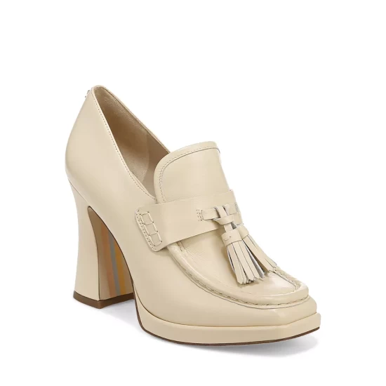 Buy ๐ Sam Edelman ๐ฉ Women's Jed High Heel Loafers Eggshell โ 3 Buy ๐ Sam Edelman ๐ฉ Women's Jed High Heel Loafers Eggshell โ