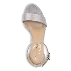 Hot Sale 💯 Sam Edelman 👩 Women's Yaro High Heel 🩴 Sandals Silver Metallic ⌛ -US Sam Edelman Sales 2022 unnamed file 793