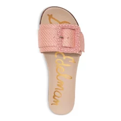 Budget 🛒 Sam Edelman 👩 Women's Ariane Beaded Buckle Slide 🩴 Sandals Washed New Blue ✨ -US Sam Edelman Sales 2022 unnamed file 803