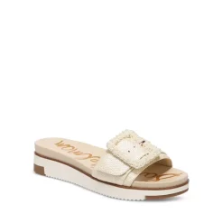 Budget 🛒 Sam Edelman 👩 Women's Ariane Beaded Buckle Slide 🩴 Sandals Washed New Blue ✨ -US Sam Edelman Sales 2022 unnamed file 805