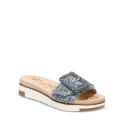 Budget 🛒 Sam Edelman 👩 Women's Ariane Beaded Buckle Slide 🩴 Sandals Washed New Blue ✨ -US Sam Edelman Sales 2022 unnamed file 806