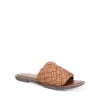 Best Sale 😉 Sam Edelman 👩 Women's Griffin Woven Slide 🩴 Sandals Cuoio 😉