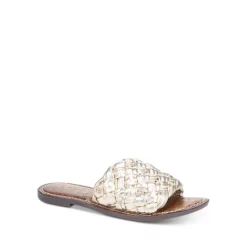 Best Sale 😉 Sam Edelman 👩 Women's Griffin Woven Slide 🩴 Sandals Cuoio 😉 -US Sam Edelman Sales 2022 unnamed file 812