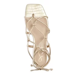 Best deal 🔥 Sam Edelman 👩 Women's Daffy Ankle Tie 🩴 Sandals Black ❤️ -US Sam Edelman Sales 2022 unnamed file 826