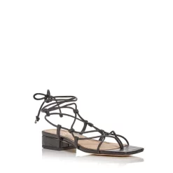 Best deal 🔥 Sam Edelman 👩 Women's Daffy Ankle Tie 🩴 Sandals Black ❤️ -US Sam Edelman Sales 2022 unnamed file 829
