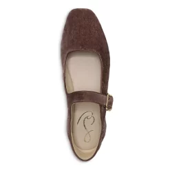 Hot Sale 💯 Sam Edelman 👩 Women's Michaela Buckled Flats Smokey Blue Velvet ✔️ -US Sam Edelman Sales 2022 unnamed file 84