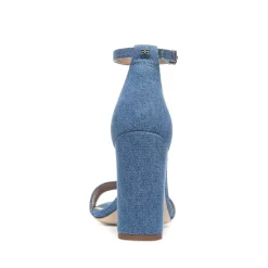 Cheap ⭐ Sam Edelman 👩 Women's Yaro Almond Toe High Heel 🩴 Sandals Washed Indigo 🔥 -US Sam Edelman Sales 2022 unnamed file 845