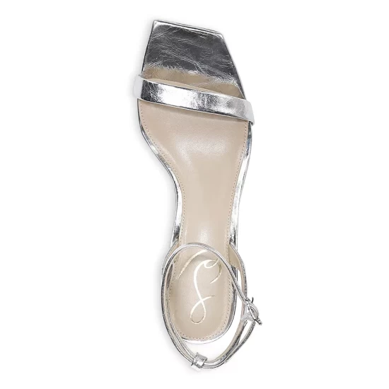 Top 10 ๐ Sam Edelman ๐ฉ Women's Rayelle Square Toe Silver Kitten Heel ๐ฉด Sandals ๐ 5 Top 10 ๐ Sam Edelman ๐ฉ Women's Rayelle Square Toe Silver Kitten Heel ๐ฉด Sandals ๐ - Image 3