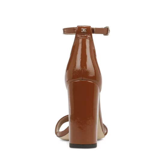 Wholesale β Sam Edelman π© Women's Yaro Almond Toe Gold High Heel π©΄ Sandals Copper Patent π 6 Wholesale β Sam Edelman π© Women's Yaro Almond Toe Gold High Heel π©΄ Sandals Copper Patent π - Image 4