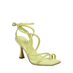 Top 10 💯 Sam Edelman 👩 Women's Maven Ankle Strap High Heel 🩴 Sandals Kiwi 🧨