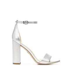 Wholesale ✨ Sam Edelman Yaro Ankle Strap Block Heel 🩴 Sandals Silver Leather 🔥 -US Sam Edelman Sales 2022 unnamed file 977