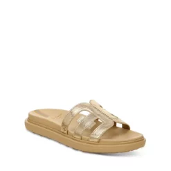 Cheap 🔥 Sam Edelman 👩 Women's Valeri Slide 🩴 Sandals Gold 😍